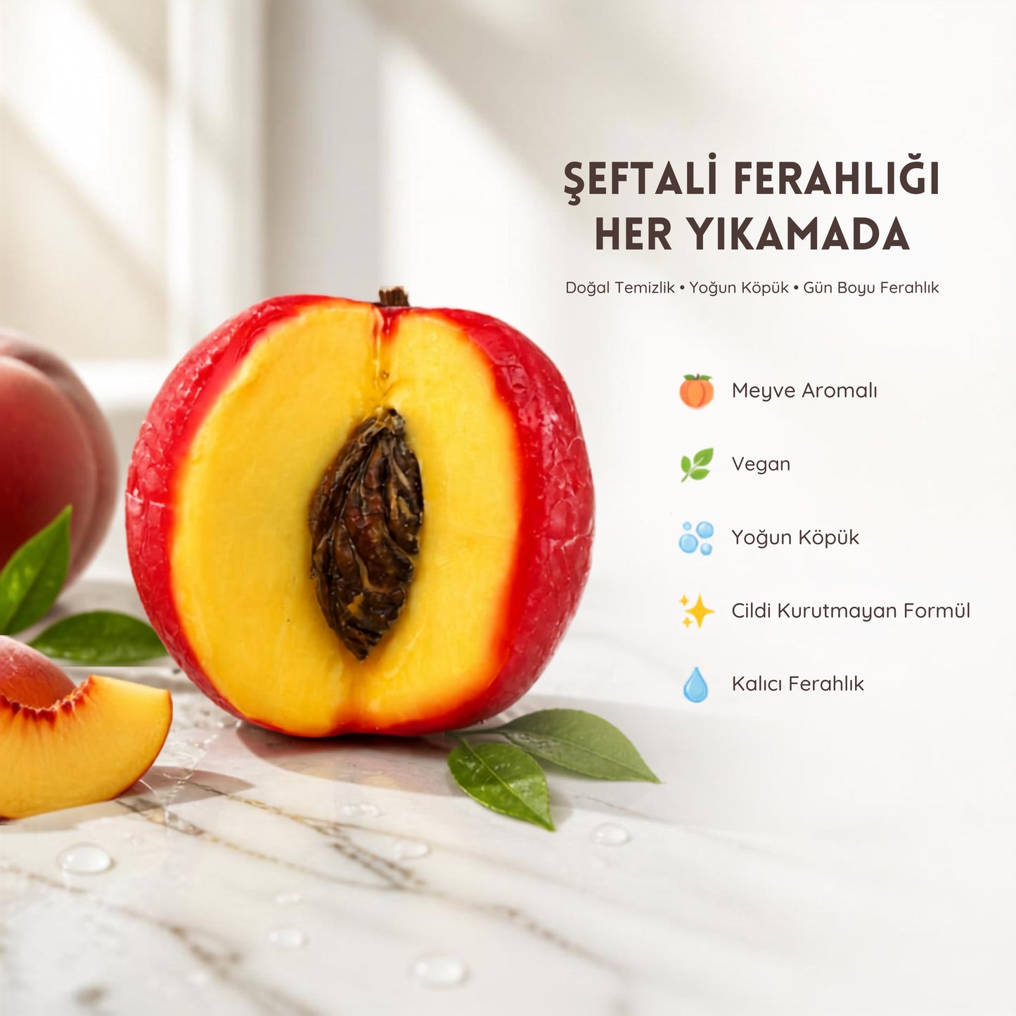 Doğal Meyve Sabun - Şeftali